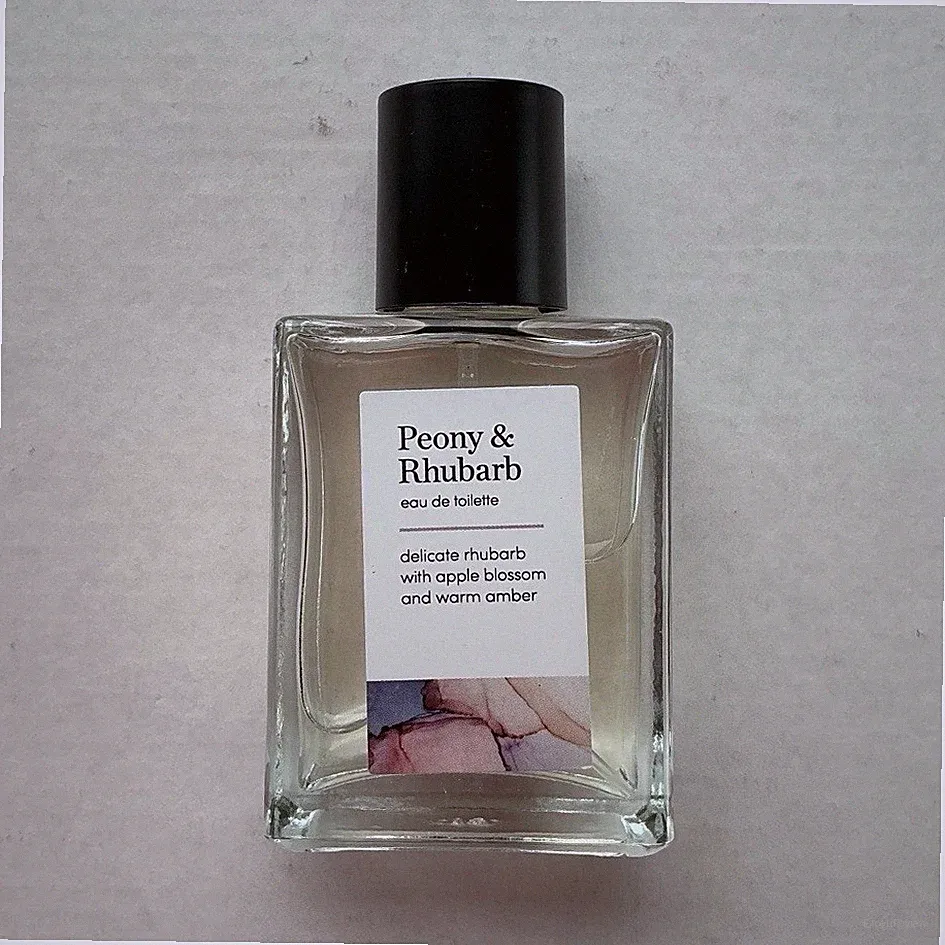 Peony & Rhubarb Eau de Toilette Rhubarb Apple Blossom Amber Fragrance